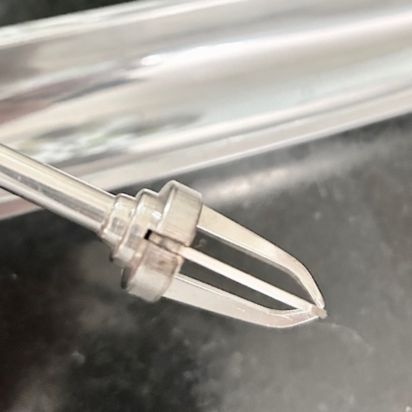 Rare Antique Silver Mechanical Tong/Claw With Pewter Olive/Pickle Tray. - Picture 1 of 10